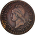 France, Dupré, Centime, 1797, Paris, EF(40-45), Bronze, KM:646, Gadoury:76