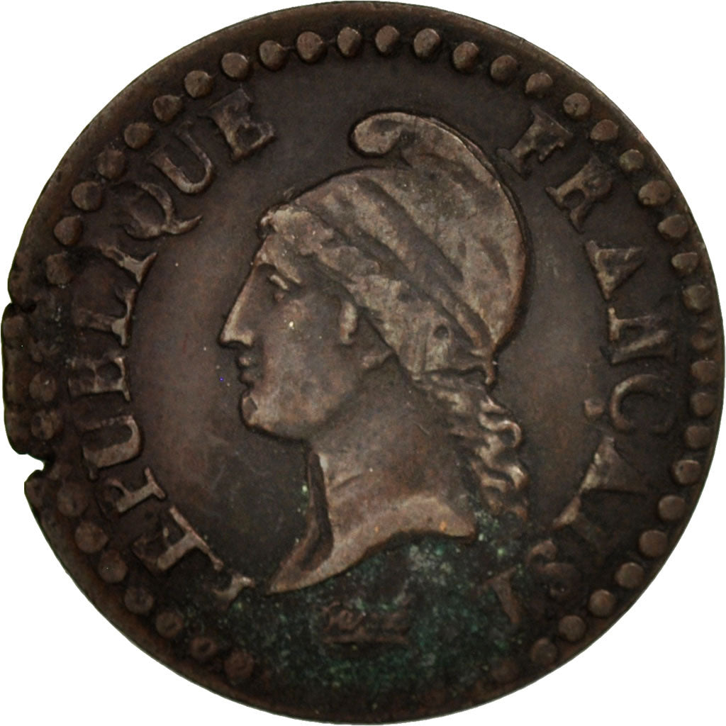 France, Dupré, Centime, 1798, Paris, TTB, Bronze, KM:646, Gadoury:100
