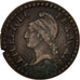 France, Dupré, Centime, 1798, Paris, EF(40-45), Bronze, KM:646, Gadoury:100