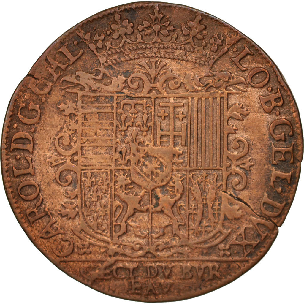 France, Token, Royal, Lorraine, Charles III, Bureau des Finances, 1594