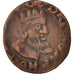Coin, Spanish Netherlands, Courte, XVIth Century, EF(40-45), Copper
