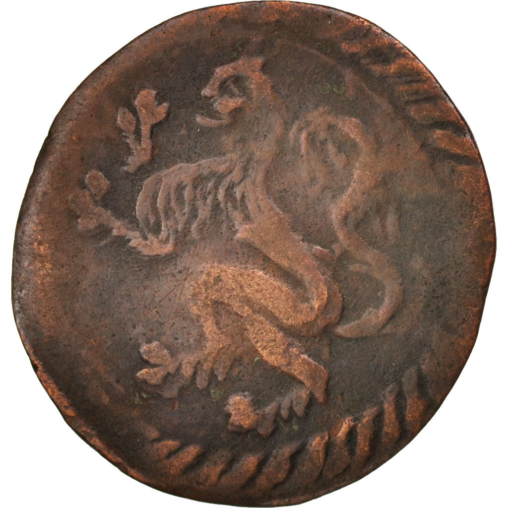 Coin, Spanish Netherlands, Courte, XVIth Century, EF(40-45), Copper