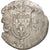 Coin, France, Douzain aux croissants, 1553, Troyes, VF(20-25), Billon