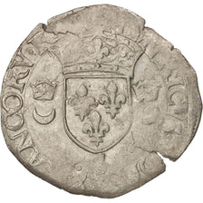 Moneta, Francja, Douzain aux croissants, Troyes, VF(30-35), Bilon, Duplessy:997