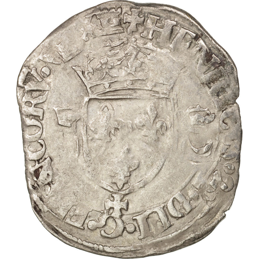Coin, France, Douzain aux croissants, Caen, EF(40-45), Billon, Duplessy:997