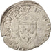 Coin, France, Douzain aux croissants, 1550, Caen, EF(40-45), Billon
