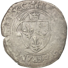Moneda, Francia, Blanc à la couronne, Undated, Toulouse, BC+, Vellón