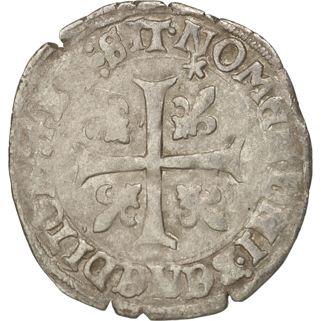 France, François Ier, Dizain Franciscain, Bayonne, VF(30-35), Billon