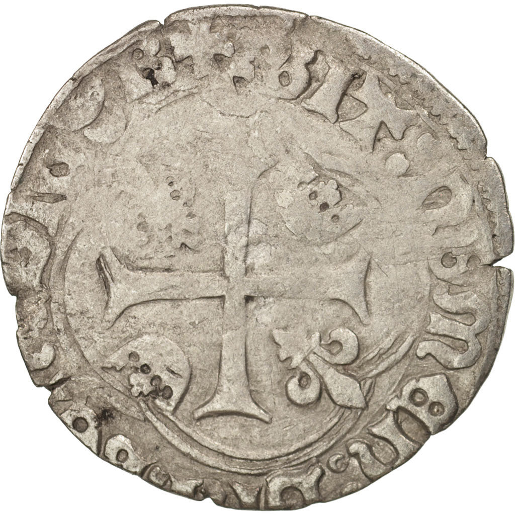 Coin, France, Blanc à la couronne, Bordeaux, VF(20-25), Billon, Duplessy:835