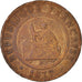FRENCH COCHIN CHINA, Cent, 1879, Paris, B+, Bronze, KM:3, Lecompte:11a