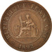 Coin, FRENCH INDO-CHINA, Cent, 1892, Paris, EF(40-45), Bronze, KM:1, Lecompte:43