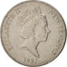New Zealand, Elizabeth II, 10 Cents, 1987, AU(50-53), Copper-nickel, KM:61