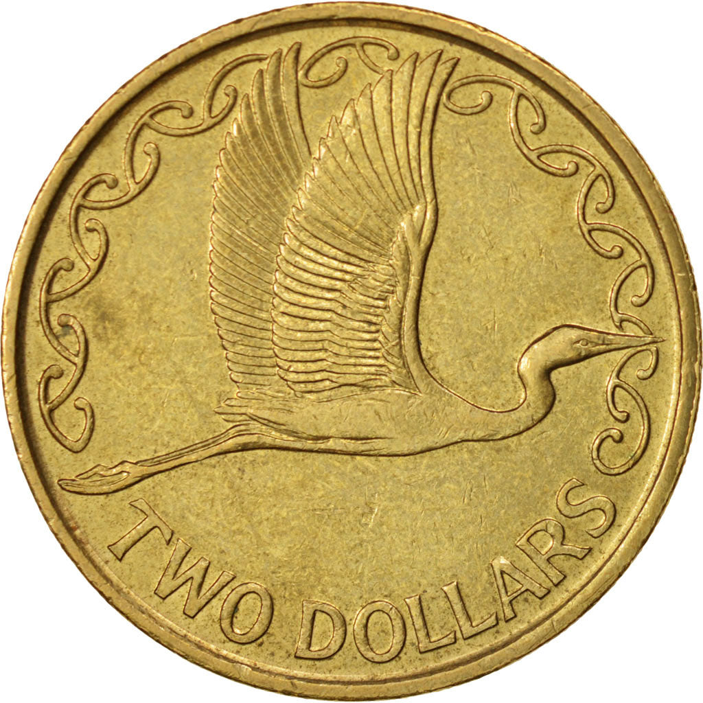 Neuseeland, Elizabeth II, 2 Dollars, 1991, AU(50-53), Aluminum-Bronze, KM:79