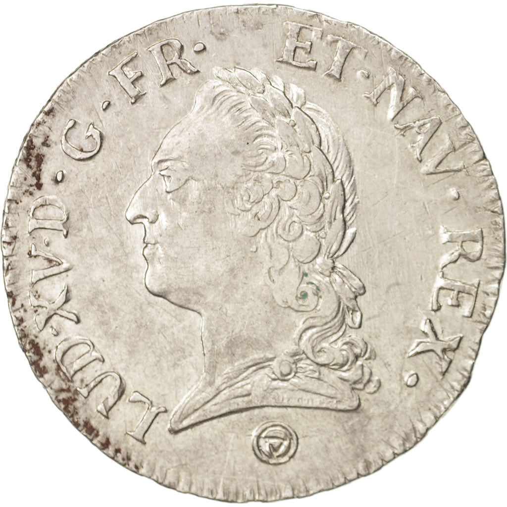 Coin, France, Louis XV, Écu à la vieille tête, Ecu, 1773, Perpignan