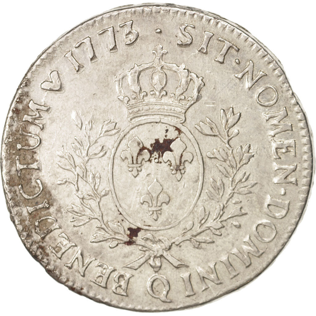 Coin, France, Louis XV, Écu à la vieille tête, Ecu, 1773, Perpignan