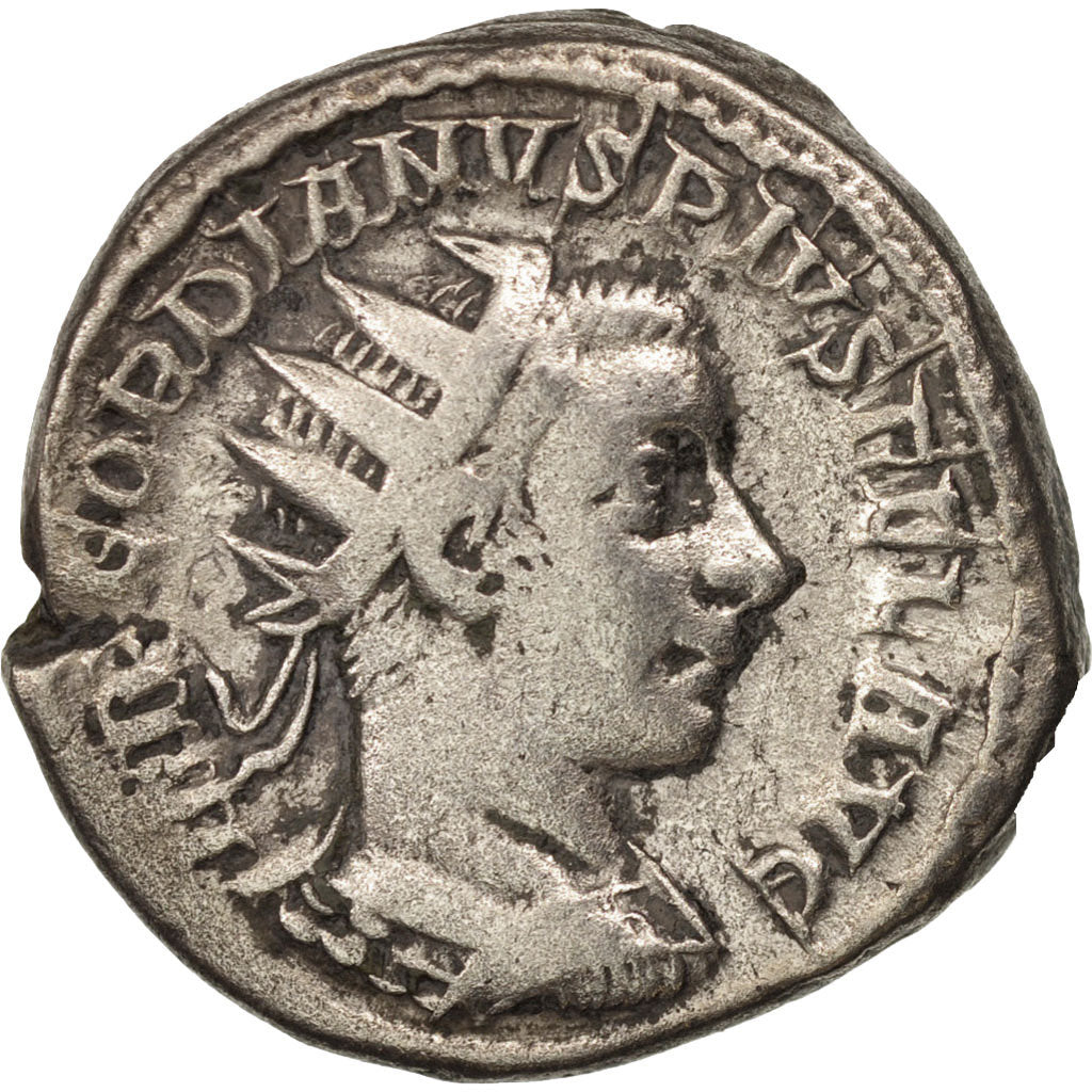 Coin, Gordian III, Antoninianus, Antioch, VF(30-35), Billon, RIC:213