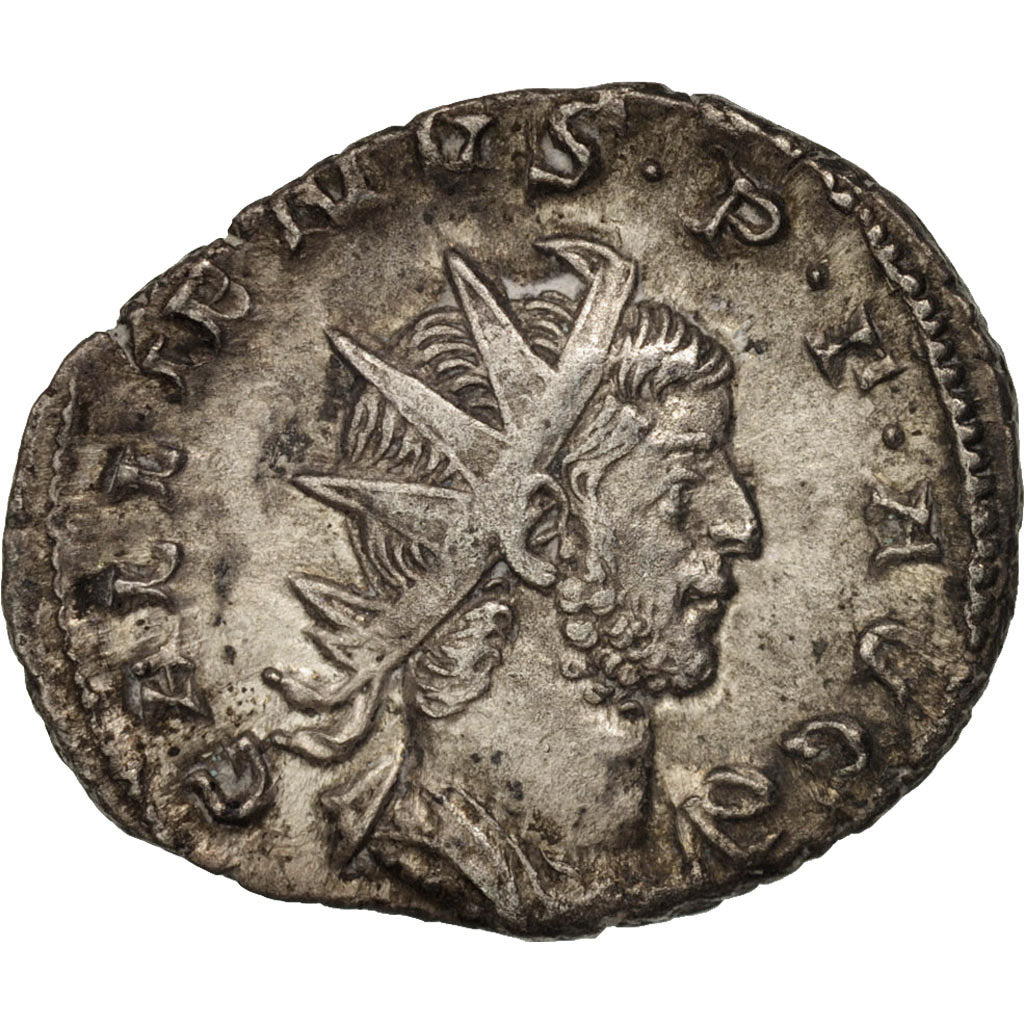 Moneta, Gallienus, Antoninianus, Lyons, BB+, Biglione, RIC:44