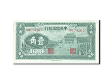 Chine, Central Reserve, 10 Cents type 1940, Pick J3a