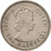 Coin, Mauritius, Elizabeth II, 1/2 Rupee, 1975, AU(50-53), Copper-nickel