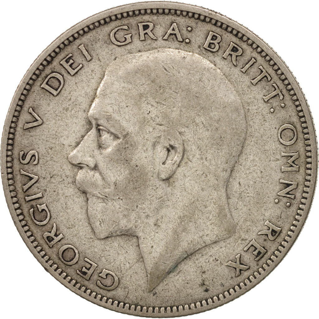 Great Britain, George V, 1/2 Crown, 1936, EF(40-45), Silver, KM:835