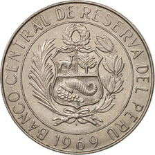 Peru, 10 Soles, 1969, Paris, AU(55-58), Copper-nickel, KM:253