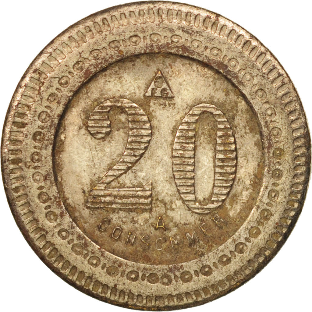 Moneta, Belgio, 20 Centimes, SPL-, Rame