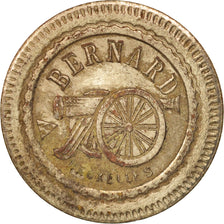 Belgium, Bruxelles, Bernard, 20 Centimes, AU(55-58), Copper