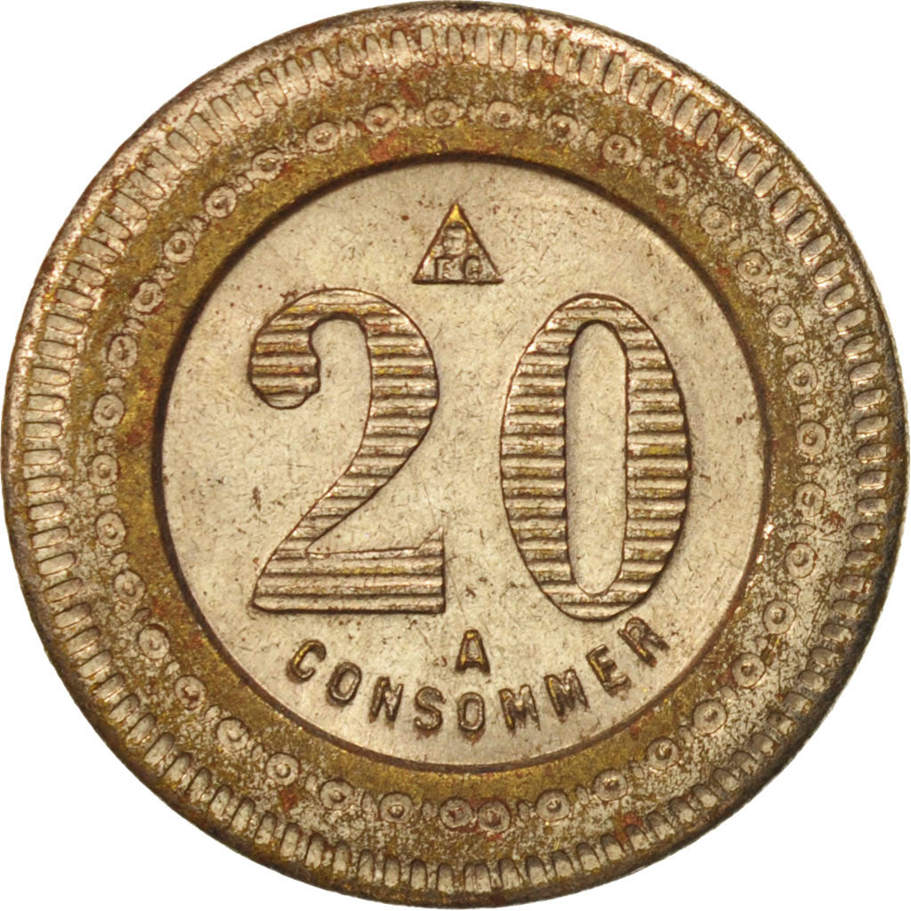 Münze, Belgien, 20 Centimes, VZ, Kupfer