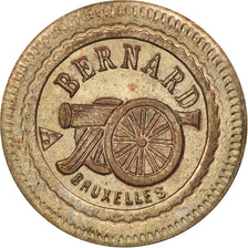Belgium, Bruxelles, Bernard, 20 Centimes, MS(65-70), Copper
