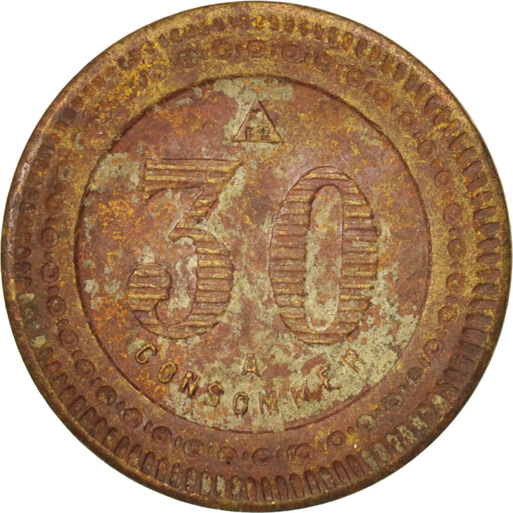 Münze, Belgien, 30 Centimes, SS, Kupfer