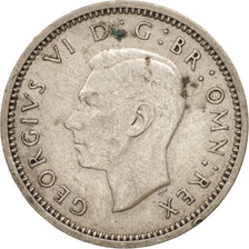 Great Britain, George VI, 3 Pence, 1939, AU(50-53), Silver, KM:848