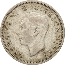 Coin, Great Britain, George VI, 6 Pence, 1945, AU(50-53), Silver, KM:852