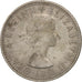 Coin, Great Britain, Elizabeth II, 6 Pence, 1966, AU(50-53), Copper-nickel