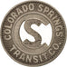 USA, Colorado Springs Transit Company, Token