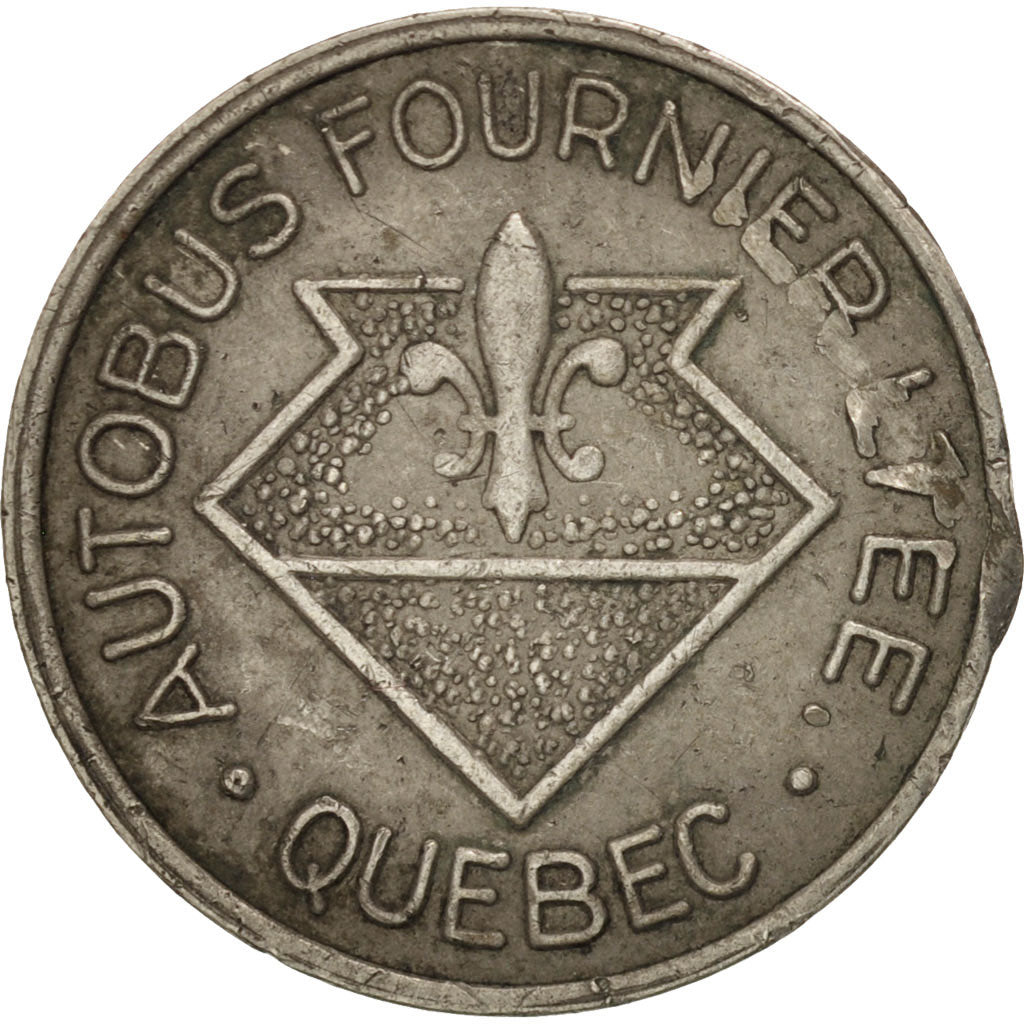 Canada, Token, Québec, Autobus Fournier, AU(50-53), Nickel