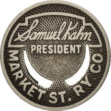 United States, Token, San Francisco Market Street Railway Company