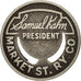 United States, Token, San Francisco Market Street Railway Company
