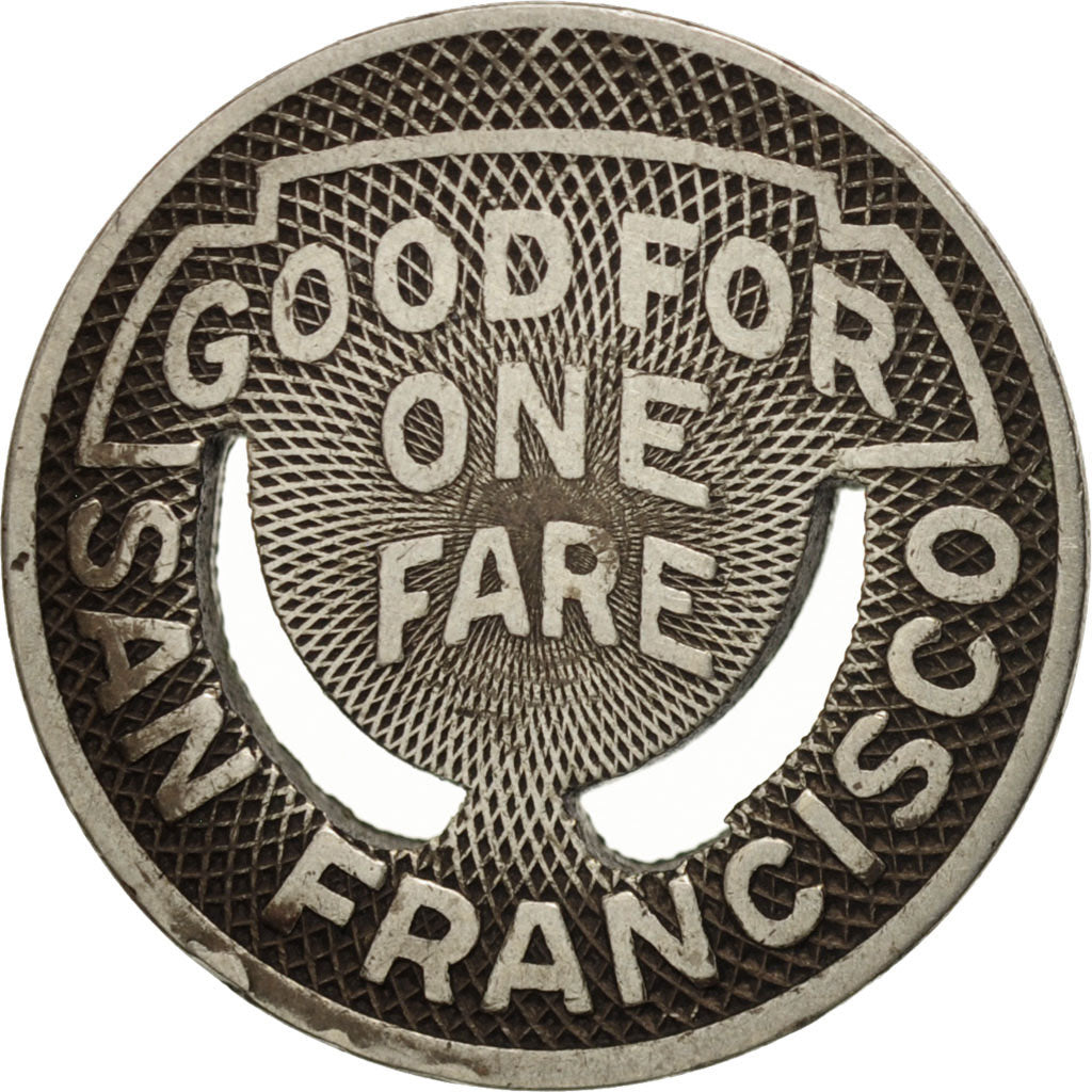 United States, Token, San Francisco Market Street Railway Company