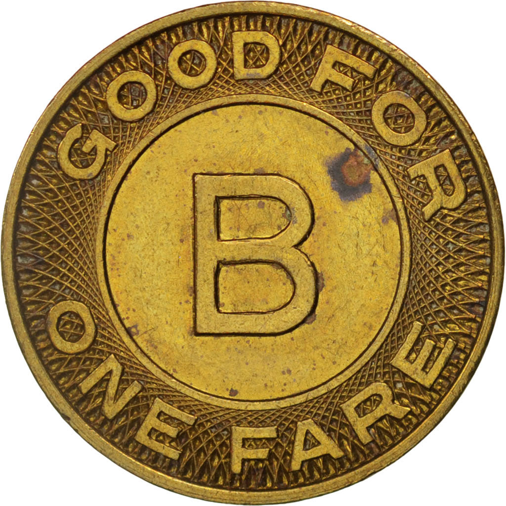 États-Unis, Bahner Bus Line, Jeton