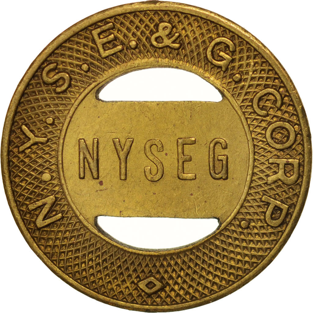 United States, New-york, N.Y.S.E. & G. Corp., Elmira School, Token