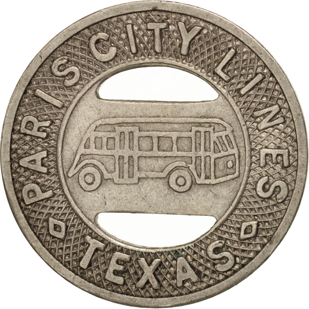 United States, Token, Texas, Paris City Lines
