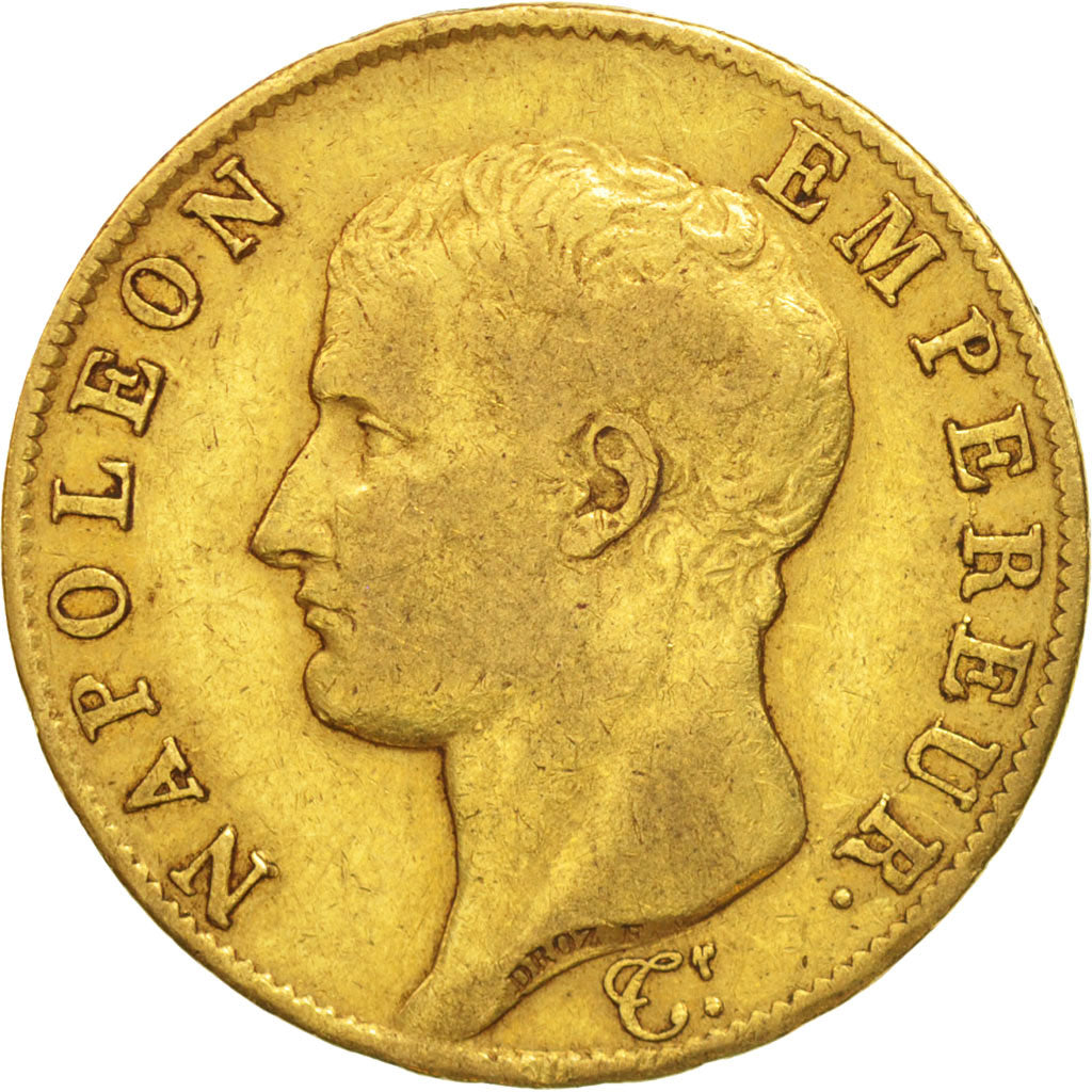 France, Napoléon I, 40 Francs, 1806, Paris, TTB, Or, KM:675.1, Gadoury:1082