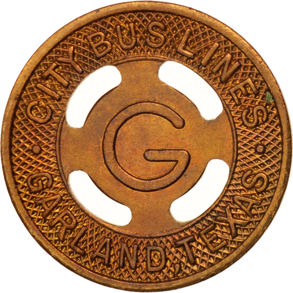 Stati Uniti, Texas, Garland, City Bus Lines, Token