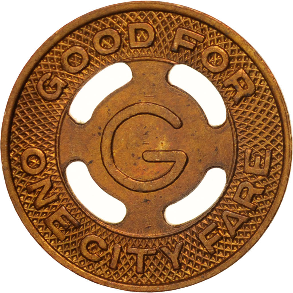 Stati Uniti, Texas, Garland, City Bus Lines, Token