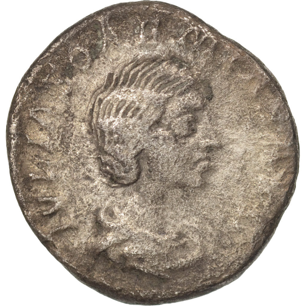 Münze, Julia Soaemias, Denarius, 220, S+, Silber, RIC:241