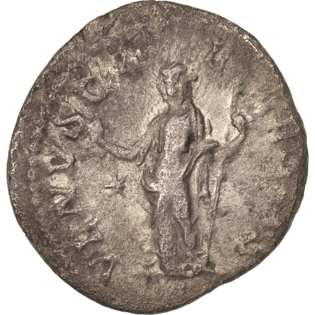 Münze, Julia Soaemias, Denarius, 220, S+, Silber, RIC:241