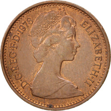 Great Britain, Elizabeth II, 1/2 New Penny, 1978, MS(63), Bronze, KM:914