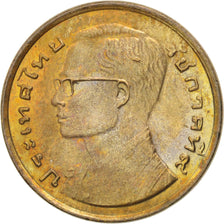 Thailand, Rama IX, 50 Satang = 1/2 Baht, 1980, MS(65-70), Brass, KM:168