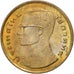 Thailand, Rama IX, 50 Satang = 1/2 Baht, 1980, MS(65-70), Brass, KM:168