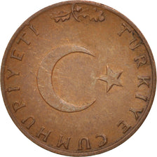 Turkey, 10 Kurus, 1974, AU(55-58), Bronze, KM:898.2